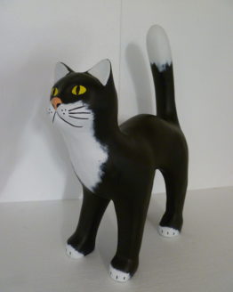 674_Katze stehend schwarz-weiss_36_49